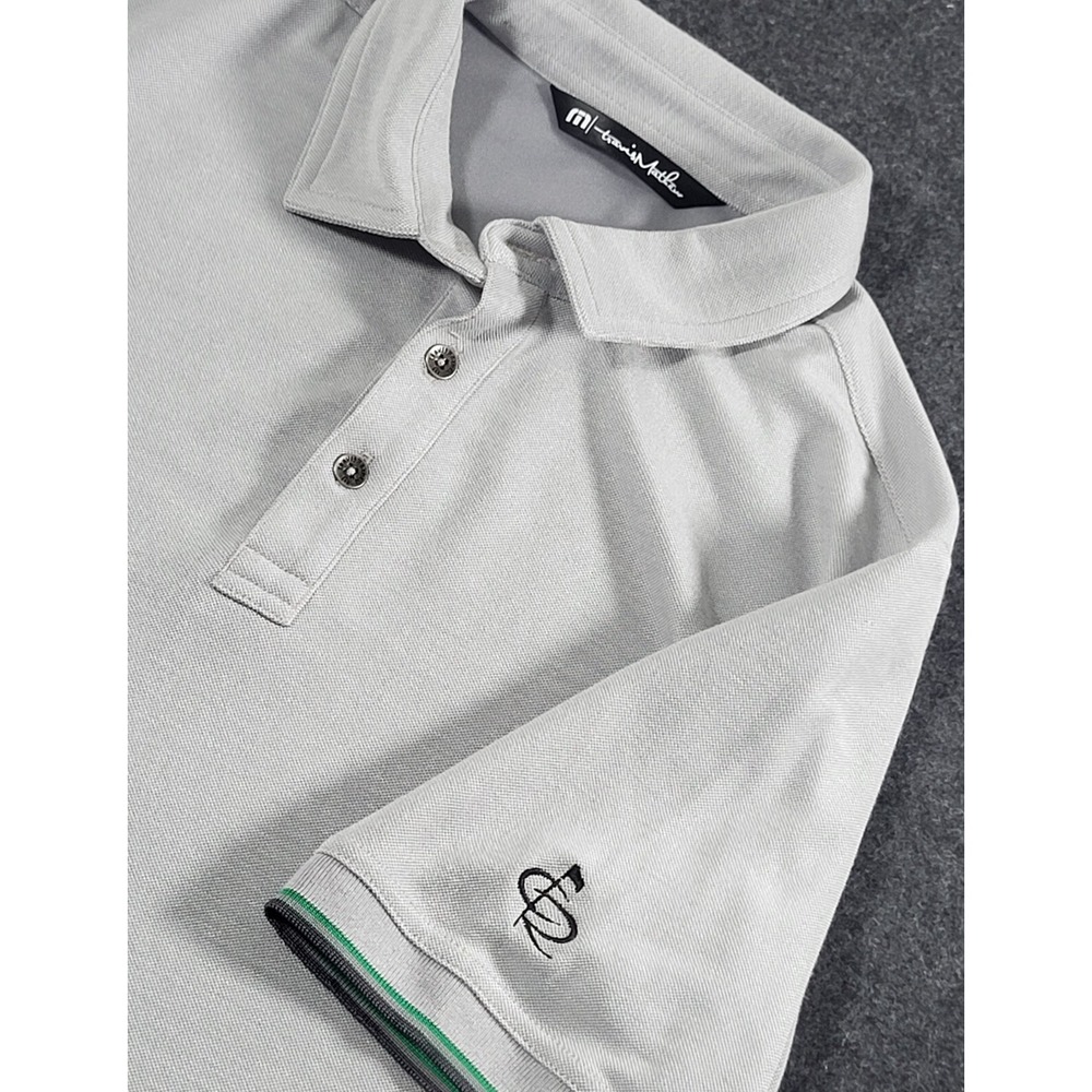 Travis Mathew Champions Retreat Golf Polo Men's Size Small Gray